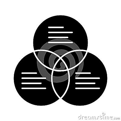 Diagram glyph vector icon which can easily modify or edit Vector Illustration