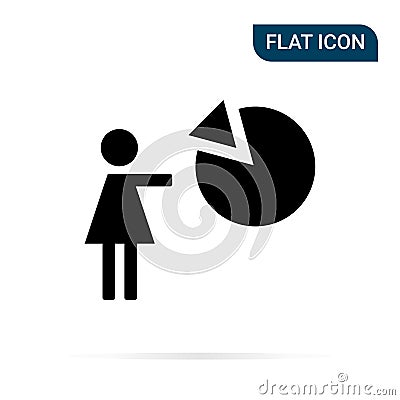 Diagram icon Vector Illustration