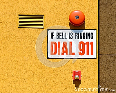 Dial 911 Stock Photo
