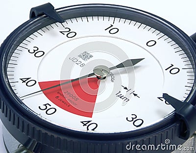 Dial gauge Stock Photo