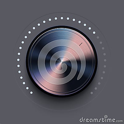 Dial knob Vector Illustration