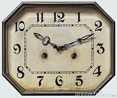 Dial vintage clock Stock Photo