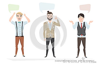 Dialog bubble for communication. Vector Illustration