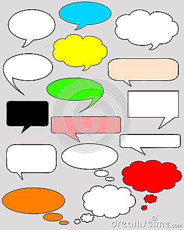 Dialog bubbles Vector Illustration