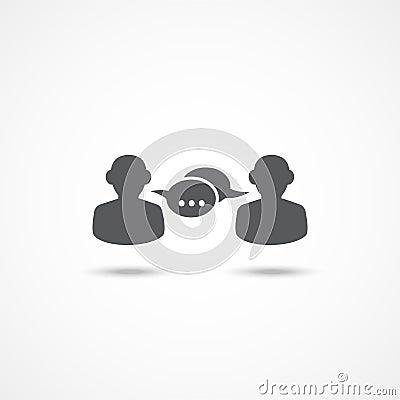 Dialog icon Vector Illustration