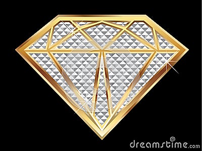 Diamond bling Vector Illustration