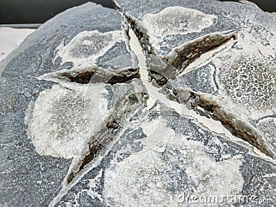 The Bornholm diamond is created quartz. Also called rock crystal SiO2 Stock Photo