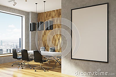 Diamond conference room, poster, side Stock Photo