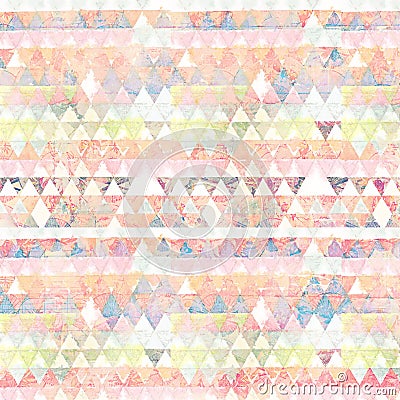 Diamond geometrical flag multi-colored abstract background Stock Photo