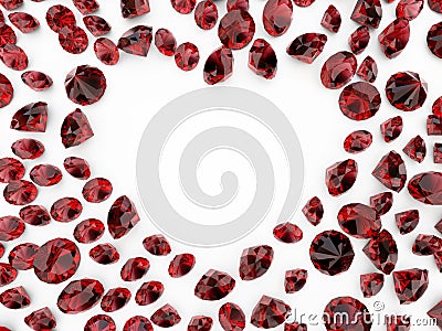 Diamond heart Stock Photo