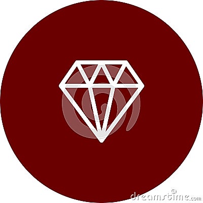 Diamond icon Stock Photo