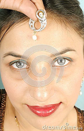 Diamond jewellery Stock Photo