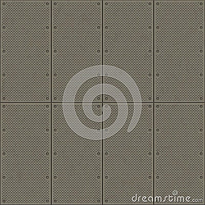 Diamond plate pavement texture Stock Photo