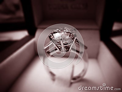 Diamond Ring Stock Photo