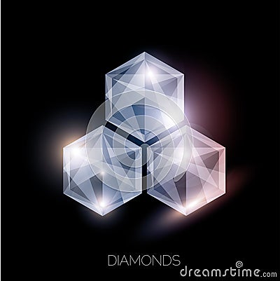 Diamond vector jewelry Vector Illustration