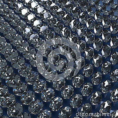 Diamonds Background Stock Photo