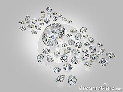 Diamonds, brilliants 6 Stock Photo
