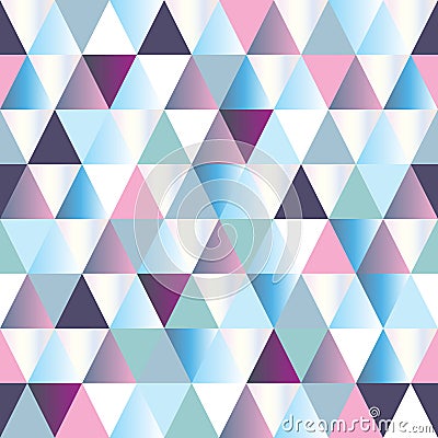 Diamonds seamless triangle abstract pattern Vector Illustration