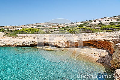 Diana beach of Koufonissi, Greece Stock Photo