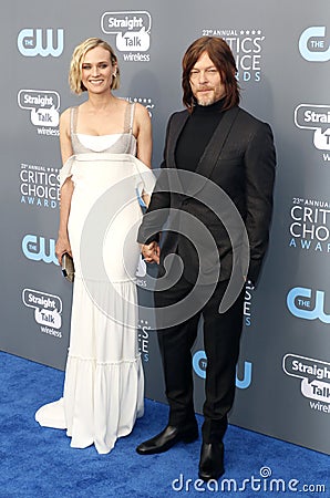 Diane Kruger and Norman Reedus Editorial Stock Photo