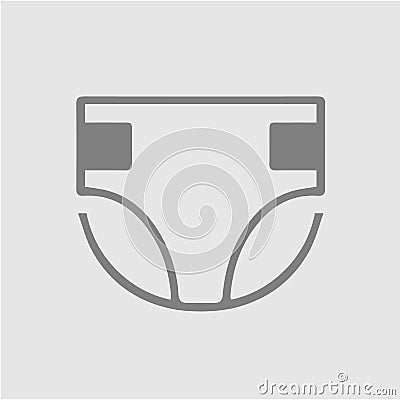 Diaper icon. Baby diapers Vector Illustration