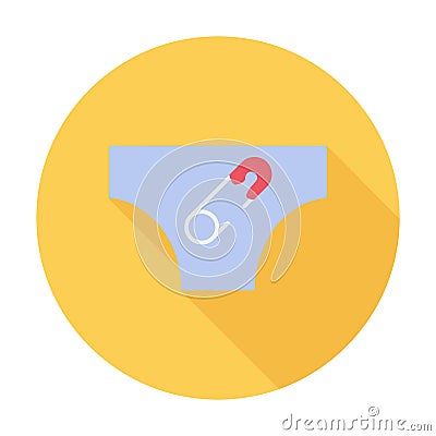 Diaper Vector Illustration