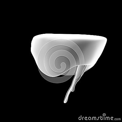 Diaphragm lateral view Stock Photo