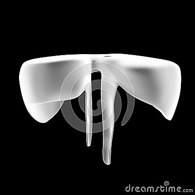 Diaphragm posterior view Stock Photo