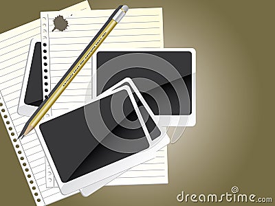 Diary Vector Illustration