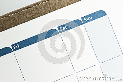 Diary Stock Photo