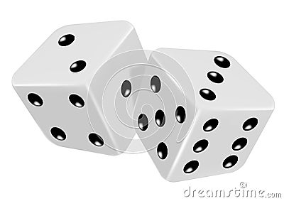 Dice Vector Illustration