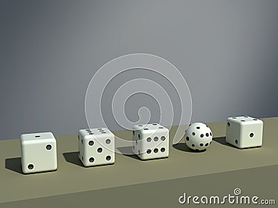 Dice Stock Photo