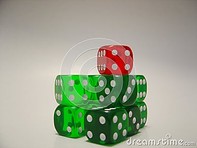 Dices 1 Stock Photo