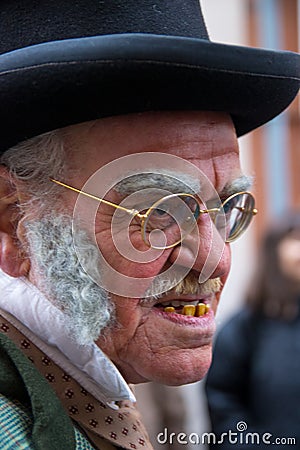 Dickens festival characters Christmas carol Editorial Stock Photo