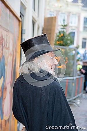 Dickens festival scrooge Christmas carol scrooge Editorial Stock Photo