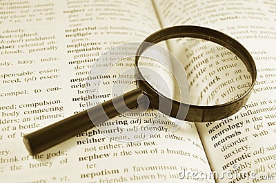 Dictionary Stock Photo