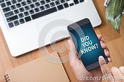 DID YOU KNOW? Stock Photo