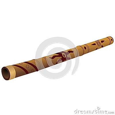 Didgeridoo Cartoon Illustration