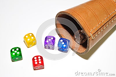 The die is cast Stock Photo