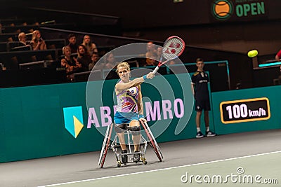 Diede de Groot, Dutch wheelchair tennis women player Editorial Stock Photo