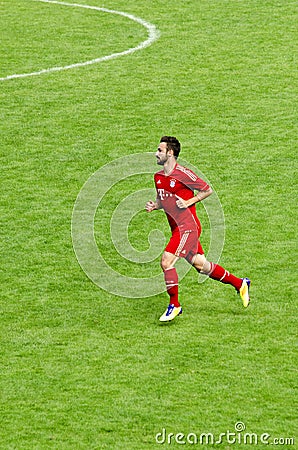 Diego Contento from Bayern Munich soccer club Editorial Stock Photo