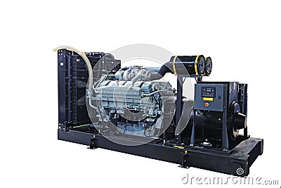 Diesel generator Stock Photo