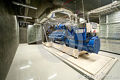 Diesel generator Stock Photo