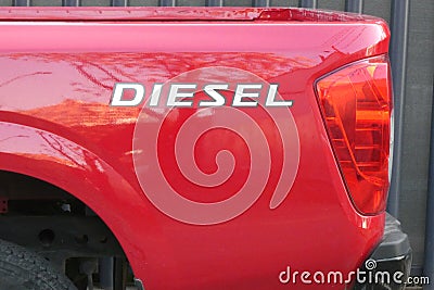 Diesel Vehicle Stock Photo