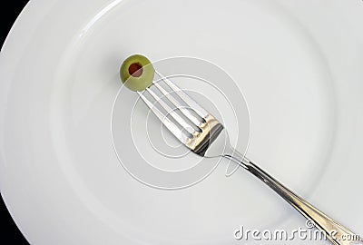 On a Diet Stock Photo