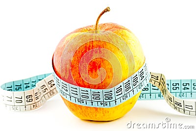 Diet apple food Stock Photo