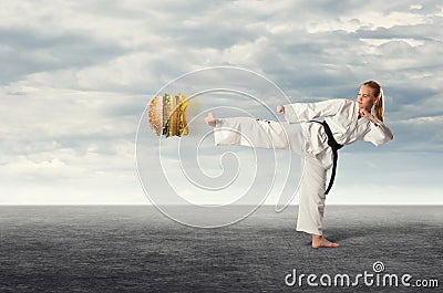 The diet of the athlete. Stock Photo