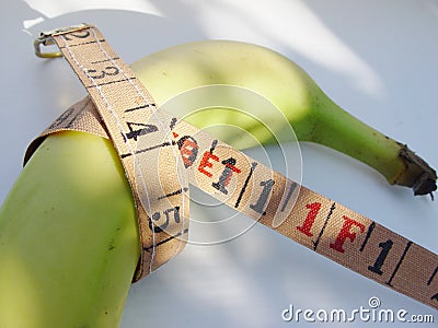 diet banana Stock Photo