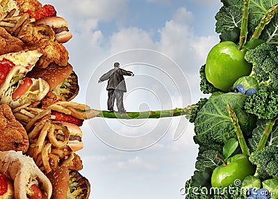 Diet Change Stock Photo