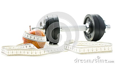 Diet and fitness concept Stock Photo